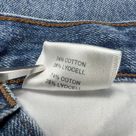 J Brand Jeans Women's 28 Tate Boyfriend Senska Destruct Blue Distressed Denim - Picture 7 of 16